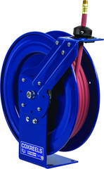 #P-LP-350 For 3/8" x 50' Hose Low Pressure Spring Rewind Hose Reel w/ Hose - Strong Tooling