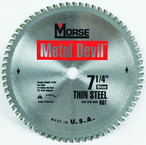 7-1/4"- HSS Metal Devil Circ Saw Blade - for Thin Steel - Strong Tooling