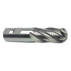 1-1/4" Dia. - 4-1/2" OAL - TiCN M42 - Roughing - Ball End SE EM 6 FL - Strong Tooling