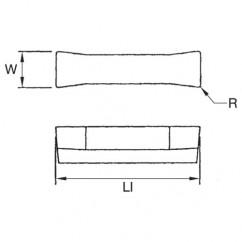 505110 1/8 WOC .010 GROOVING INSERT - Strong Tooling