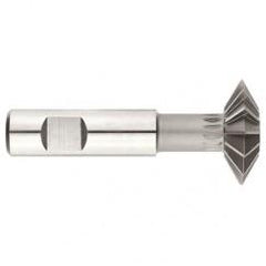 1" x 5/16 x 1/2 Shank - HSS - 60 Degree - Double Angle Shank Type Cutter - 12T - Uncoated - Strong Tooling