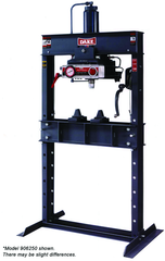 Air Operated Double Pump Hydraulic Press - 6-425 - 25 Ton Capacity - Strong Tooling