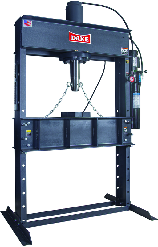 Electrically Operated H-Frame Dura Press - Force 50DA - 50 Ton Capacity - Strong Tooling