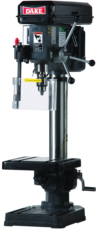 15" Step Pulley Bench Model Drill Press-TB-16 -  5/8" Drill Capacity, 1/2HP, 110V 1PH Motor - Strong Tooling