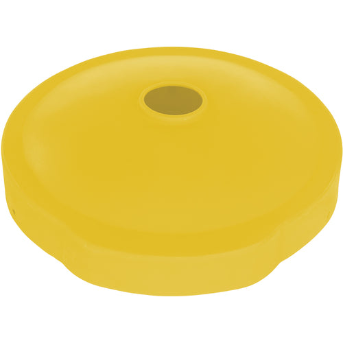 Drum Recyc Flap 55Gal(Closed/Open) Yellow - Exact Industrial Supply