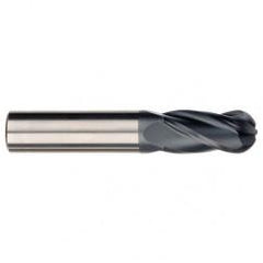 1/4" Dia. - 4" OAL - AlTiN CBD - Ball End SE EM - 4 FL - Strong Tooling