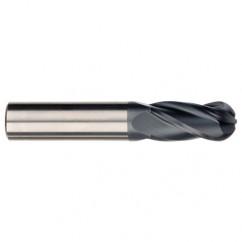 1/8" Dia. - 2-1/4" OAL - AlTiN CBD - Ball End SE EM - 4 FL - Strong Tooling