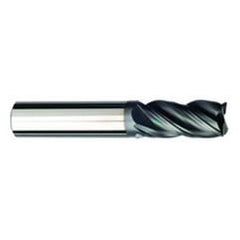 1/2" Dia. - 1-1/4" LOC - 3" OAL - 4 FL Carbide S/E HP End Mill-AlTiNx - Strong Tooling