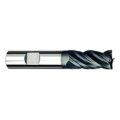 3/8" Dia. - 7/8 LOC - 2-1/2" OAL - 4 FL Carbide S/E HP End Mill-AlTiNx - Strong Tooling