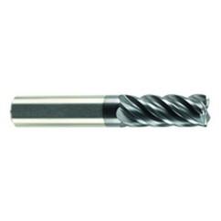 1/2" Dia. - 1-1/4" LOC - 3" OAL - .030 Radius 5 FL Carbide S/E HP End Mill-AlCrN-X - Strong Tooling