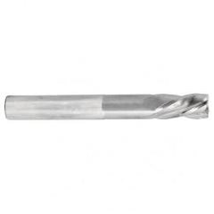 7/16 Dia. x 6 Overall Length 4-Flute Square End Solid Carbide SE End Mill-Round Shank-Center Cut-AlTiN - Strong Tooling