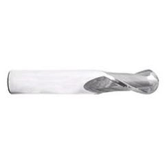 7/8" Dia. - 4" OAL - Ball Nose SE AlTiN Carbide End Mill - 4 FL - Strong Tooling