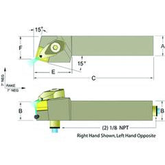 ADSRNR12-4B 3/4 x 3/4" RH Toolholder - Strong Tooling