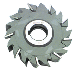 3-1/2 x 1/4 x 1 - HSS - Staggered Tooth Side Milling Cutter - Strong Tooling