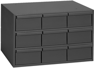 10-7/8 x 11-5/8 x 17-1/4'' (9 Compartments) - Steel Modular Parts Cabinet - Strong Tooling