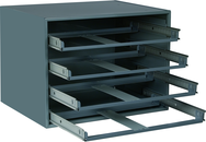 20 x 15-3/4 x 15'' - Steel Rack for Steel Compartment Boxes - Strong Tooling