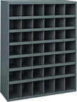 42 x 12 x 33-3/4'' (42 Compartments) - Steel Compartment Bin Cabinet - Strong Tooling