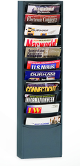 9-3/4 x 4-1/8 x 36'' - 11 Pocket Literature Rack - Strong Tooling