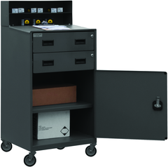 Mobile Shop Desk - 23"W x 20"D x 51"H - Strong Tooling
