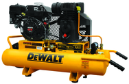 8 Gal. Single Stage Air Compressor, Twin Tank Wheel Barrow - Strong Tooling