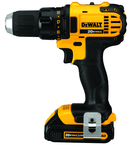 #DCD780C2 - 20V - 1/2" Chuck Size - 0 - 600 / 0 - 2000  RPM - Cordless Drill Driver Kit - Strong Tooling