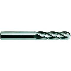 3/16X2-1/2 4FL LONG SE BALL CBD EM - Strong Tooling