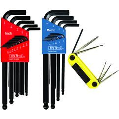 28PC HEX-L KEY 3-PACK - Strong Tooling