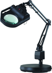 LED Illuminated Magnifier - 45" Articulating Arm - Adjustable Clamp Base - Strong Tooling