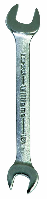 21.0 x 24mm - Chrome Satin Finish Open End Wrench - Strong Tooling