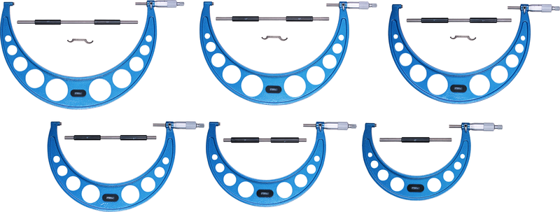 0 - 6" .0001" Graduation Micrometer Set - Strong Tooling