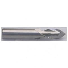 3/4" Dia. - 4" OAL - Uncoated CBD - Drill Point SE EM - 2 FL - Strong Tooling