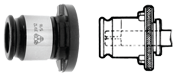 Positive Tap Adaptor -1-3/8" - Adaptor Size 3 - Strong Tooling