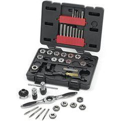 40PC MED RATCHETING TAP AND DIE DR - Strong Tooling