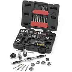 40PC MED RATCHETING TAP AND DIE DR - Strong Tooling