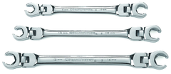3PC FLEX FLARE NUT WRENCH ST METRIC - Strong Tooling