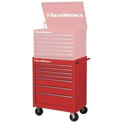 27" 7 DRAWER ROLLER CABINET RED - Strong Tooling