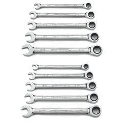 10PC COMBINATION RATCHETING WRENCH - Strong Tooling