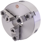 6" 3 Jaw Self Centering Scroll Chuck; Flatback; Steel Body; Top Reversible Jaw - Strong Tooling