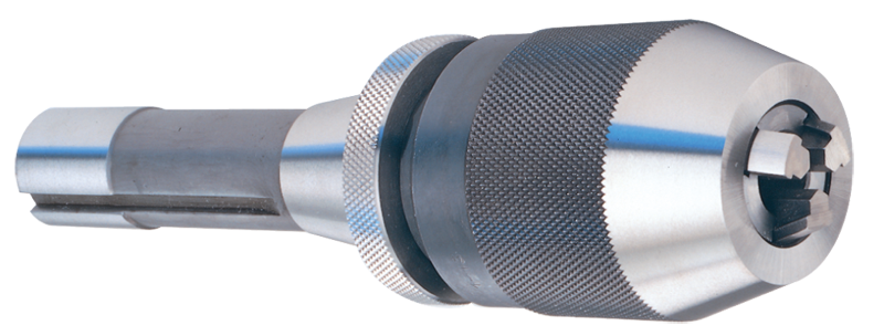 1/32 - 1/2'' Capacity - R8 Shank - Keyless Drill Chuck with Integral Shank - Strong Tooling