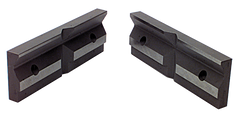 1-Pair Matching V-Groove Jaw Plates; For: 6/7" Speed Vise - Strong Tooling