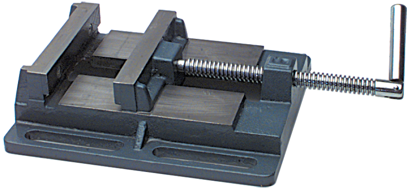 Drill Press Vise with Slotted Base - 6" Jaw Width - Strong Tooling