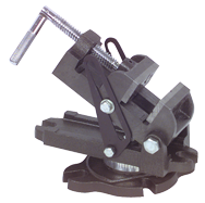 Angle Swivel Vise - Model #P350AS- 3" Jaw Width - Strong Tooling