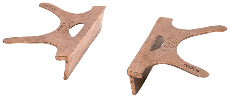 404-4.5, Copper Jaw Caps, 4-1/2" Jaw Width - Strong Tooling