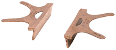 404-4.5, Copper Jaw Caps, 4-1/2" Jaw Width - Strong Tooling