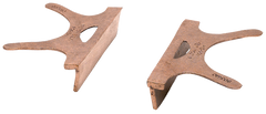 404-3.5, Copper Jaw Caps, 3-1/2" Jaw Width - Strong Tooling