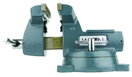 745, 740 Series Mechanics Vise - Swivel Base, 5" Jaw Width, 5-1/4" Jaw Opening, 3-3/4" Throat Depth - Strong Tooling