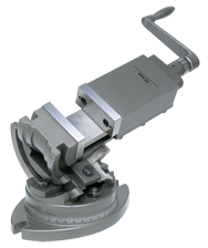 3-Axis Precision Tilting Vise 6" Jaw Width, 1-3/4" Depth - Strong Tooling