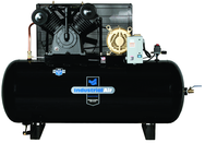 120 Gal. Two Stage Air Compressor, Horizontal, 175 PSI - Strong Tooling