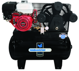 30 Gal. Two Stage Air Compressor, 9HP Gas, Truck Mount - Strong Tooling