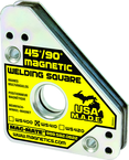 Magnetic Welding Square - Covered Heavy Duty - 3-3/4 x 3/4 x 4-3/8'' (L x W x H) - 75 lbs Holding Capacity - Strong Tooling
